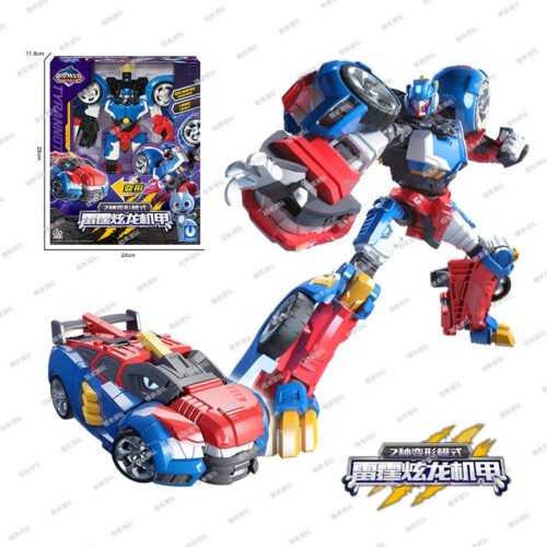 正版 MINI FORCE 迷你特工隊 雷霆炫龍機甲 變形機器人 兒童玩具 糖果潮玩 恐龍機器人 迷你特攻隊 變形玩具：圖片 10