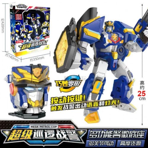 正版 MINI FORCE 迷你特工隊 最強警察系列 變形機器人 兒童玩具 變形玩具車 糖果潮玩 變形玩具車 機器人：圖片 11