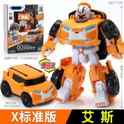 TOBOT機器戰士兄弟人男孩金剛艾斯x威克y汽車機甲車神合體 正版授權  超能版 變形機器人戰士 金剛：圖片 7