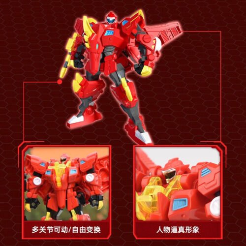 正版 MINI FORCE 迷你特工隊 超變炎龍機甲 變形機器人 兒童玩具  糖果潮玩 恐龍機器人 迷你特攻隊 變形玩具：圖片 4