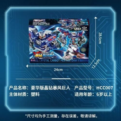HELLO CARBOT 衝鋒戰士 晶獸戰隊 晶鑽暴風巨人 暴風X 獸巨人 生日禮物 玩具：圖片 6