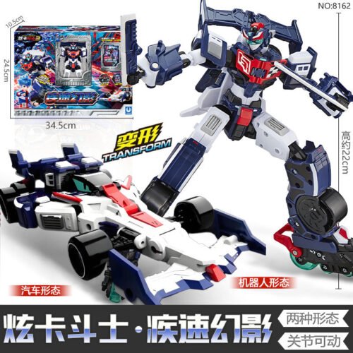 metal cardbot S 炫卡鬥士3 拳霸比特 疾速幻影 银翼骑士 重装赤魂 重轨巨神 黃色 跑車 變形 機器人 玩具：圖片 3