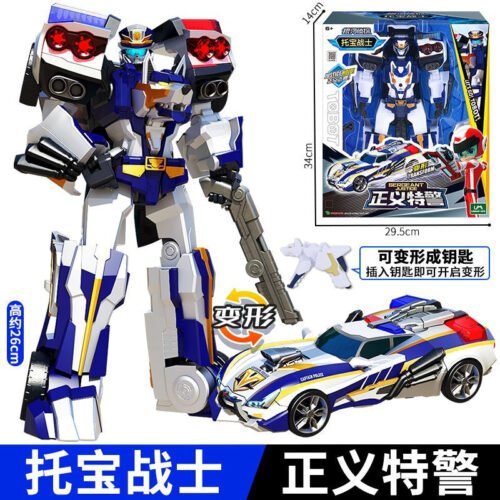 ae9e5bab-d203-4ea4-90f5-c24fbee451c4 正版 TOBOT 機器戰士 託寶戰士 GD 宇宙奇兵 變形機器人 變身召喚器 汽車變形機器人 兒童玩具 生日禮物 糖果:圖片 6