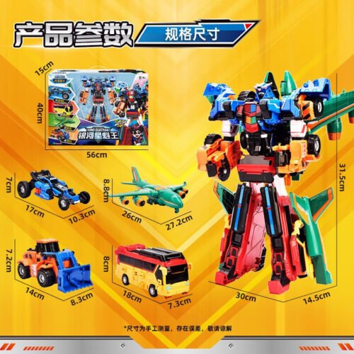 韓國正版 TOBOT GD 機器戰士 宇宙奇兵 坤特戰神 四合一 變形機器人 糖果潮玩 兒童生日禮物 玩具車 合體機器人：圖片 7