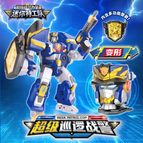 正版 MINI FORCE 迷你特工隊 最強警察系列 變形機器人 兒童玩具 變形玩具車 糖果潮玩 變形玩具車 機器人：圖片 4