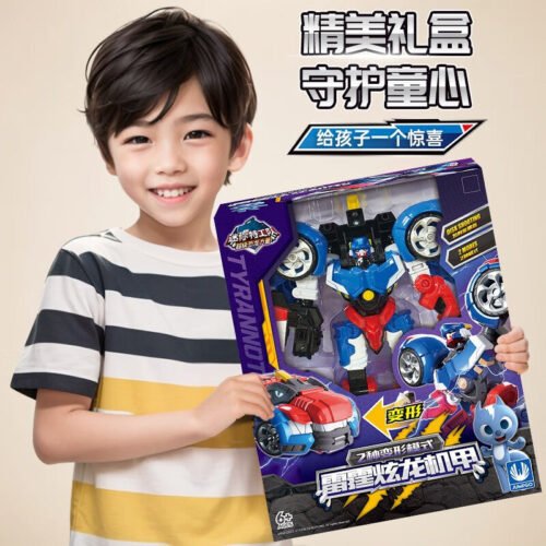 正版 MINI FORCE 迷你特工隊 雷霆炫龍機甲 變形機器人 兒童玩具 糖果潮玩 恐龍機器人 迷你特攻隊 變形玩具：圖片 9