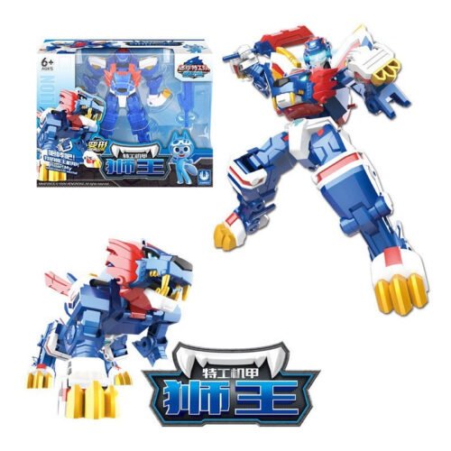 b7f16ec7-acc5-4ac5-83ff-19ebea9b3fdd 正版 MINI FORCE 迷你特工隊 宇宙警察 重裝戰警 百獸機甲 變形機器人 玩具車 兒童玩具 特攻隊 糖果潮玩:圖片 11