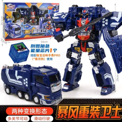 正版 hello carbot 衝鋒戰士 警探酷雷X 救援大力X 特警飛天X 暴風X 變形機器人 兒童玩具 糖果潮玩：圖片 14