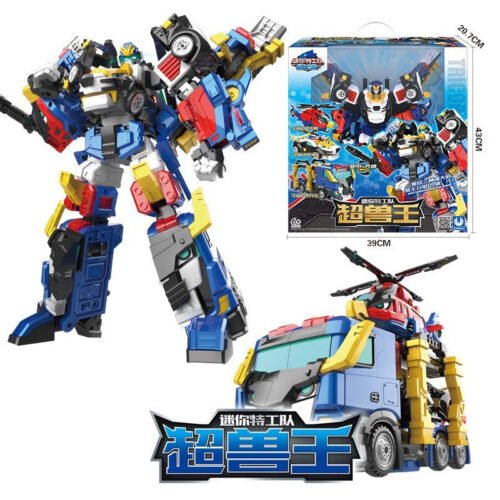 cc09d12b-f423-465a-8d3f-1878d8f33734 正版 MINI FORCE 迷你特工隊 宇宙警察 重裝戰警 百獸機甲 變形機器人 玩具車 兒童玩具 特攻隊 糖果潮玩:圖片 10
