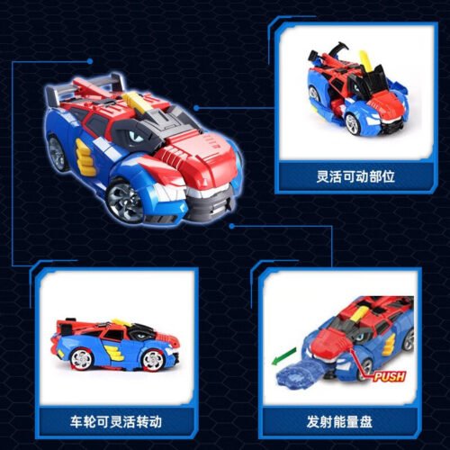 正版 MINI FORCE 迷你特工隊 雷霆炫龍機甲 變形機器人 兒童玩具 糖果潮玩 恐龍機器人 迷你特攻隊 變形玩具：圖片 4