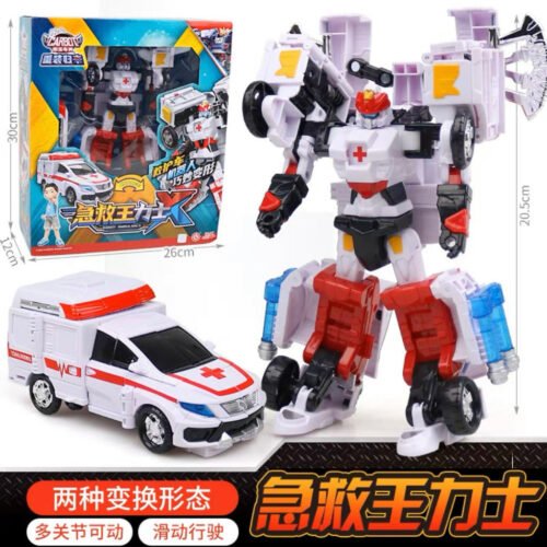 正版 hello carbot 衝鋒戰士 警探酷雷X 救援大力X 特警飛天X 暴風X 變形機器人 兒童玩具 糖果潮玩：圖片 12