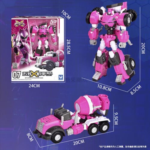 正版 MINI FORCE 迷你特工隊 五炫X機甲-露西 變形機器人 兒童玩具 玩具車 糖果潮玩 迷你特攻隊 合體機器人：圖片 9