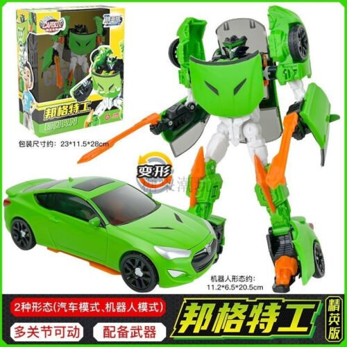 正版 HELLO CARBOT 衝鋒戰士 變形汽車機器人 男孩玩具兒童 汽車變形合集 糖果潮玩：圖片 17