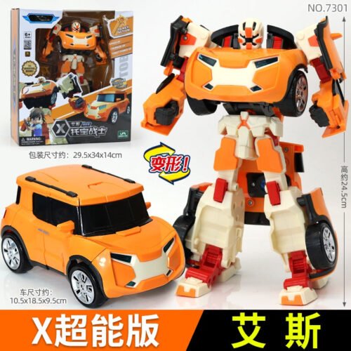 TOBOT機器戰士兄弟人男孩金剛艾斯x威克y汽車機甲車神合體 正版授權  超能版 變形機器人戰士 金剛：圖片 16
