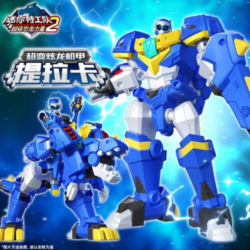 正版 MINI FORCE 迷你特工隊 超變炫龍機甲 變形機器人 兒童玩具  糖果潮玩 恐龍機器人 迷你特攻隊 變形玩具：圖片 9