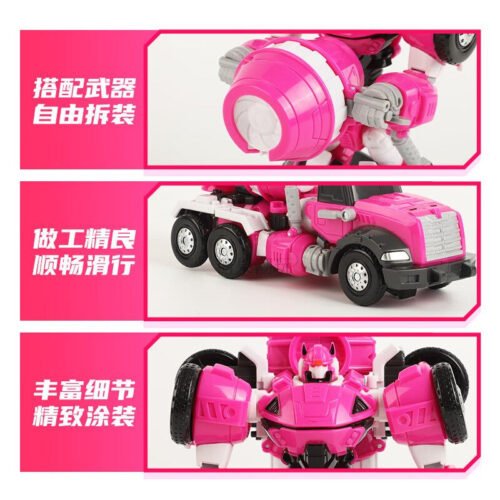 正版 MINI FORCE 迷你特工隊 五炫X機甲-露西 變形機器人 兒童玩具 玩具車 糖果潮玩 迷你特攻隊 合體機器人：圖片 5