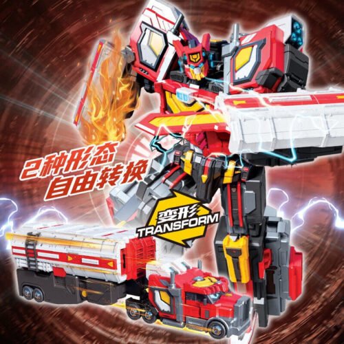 正版 metalcardbot S 炫卡鬥士 焰龍戰神 第二季野獸之力 變形機器人 油罐車 兒童玩具 糖果潮玩 玩具車：圖片 5