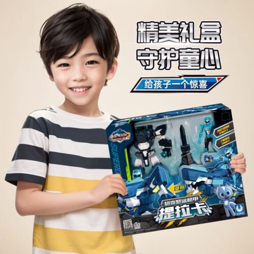 正版 MINI FORCE 迷你特工隊 超變怒鯊機甲 變形機器人 糖果潮玩 生日禮物 恐龍機器人 迷你特攻隊 鯊魚玩具：圖片 9