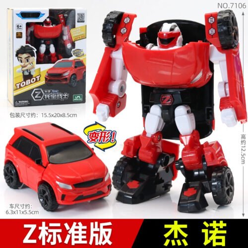 TOBOT機器戰士兄弟人男孩金剛艾斯x威克y汽車機甲車神合體 正版授權  超能版 變形機器人戰士 金剛：圖片 14