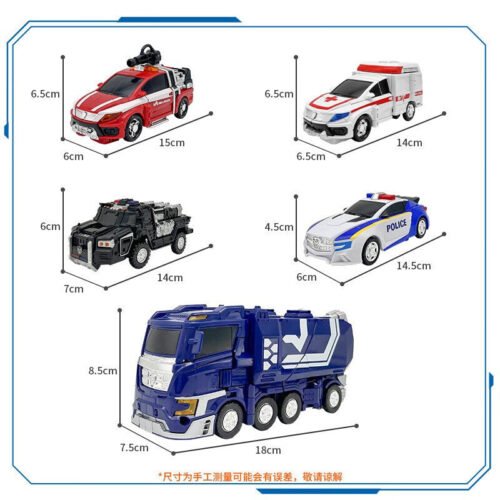 正版 hello carbot 衝鋒戰士 暴風重裝巨人精英版 變形機器人 兒童玩具 糖果潮玩 玩具車 合體機器人：圖片 8