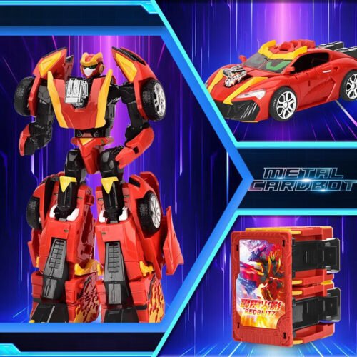 正版 metalcardbot S 炫卡鬥士2 霹靂火影 第二季野獸之力 變形機器人 糖果潮玩 生日禮物 變形玩具車：圖片 4