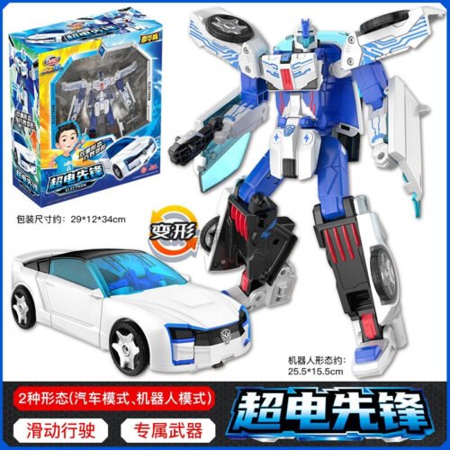 正版 hello carbot 衝鋒戰士 水晶寶石系列 變形機器人 兒童玩具 生日禮物 玩具車 水晶霍克X 糖果潮玩：圖片 6