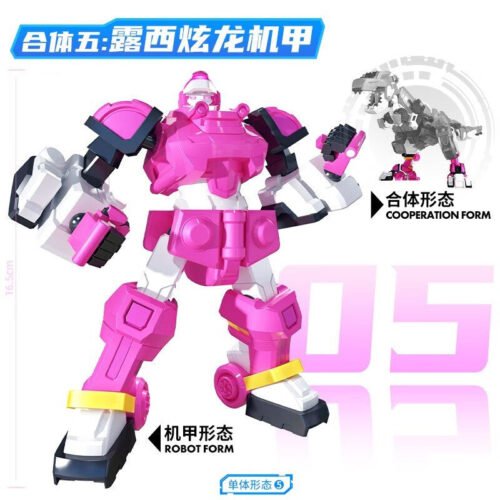 正版 MINI FORCE 迷你特工隊 超級霸龍王 變形機器人 恐龍機器人 兒童玩具 糖果潮玩 迷你特攻隊 合體機器人：圖片 8